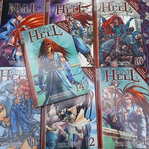 King of Hell Korean Manga book set English Translation LIKE NEW 8 thru 14